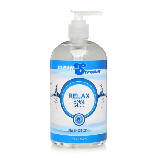 Анальный лубрикант на водной основе Relax Desensitizing Anal Lube - 503 мл. - XR Brands - купить с доставкой в Первоуральске