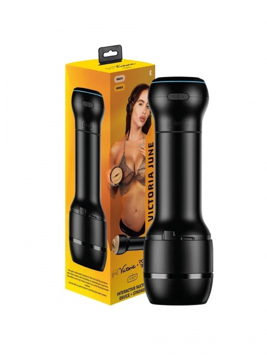 Мастурбатор-ротик с интерактивной насадкой PowerBlow   FeelVictoria Mouth - Kiiroo - в Первоуральске купить с доставкой