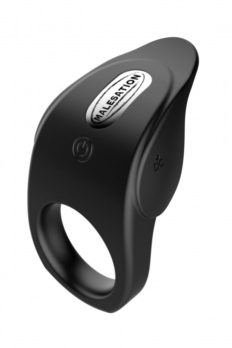 Черное эрекционное виброкольцо Vibro Lust Ring - MALESATION - в Первоуральске купить с доставкой