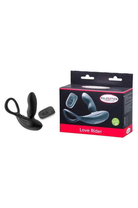 Стимулятор простаты с эрекционным кольцом Love Rider - MALESATION - в Первоуральске купить с доставкой