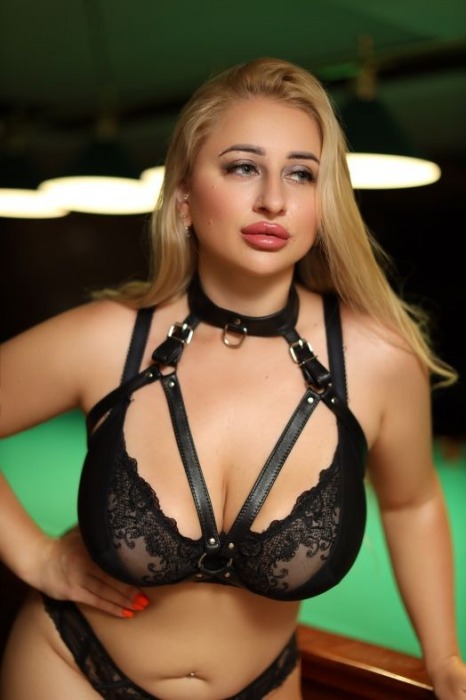 Черная кожаная сбруя с ошейником plus size из нежной кожи - БДСМ Арсенал - купить с доставкой в Первоуральске