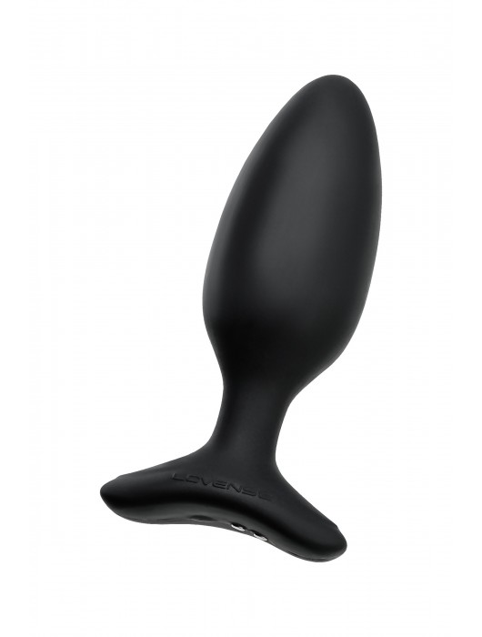 Черная анальная втулка LOVENSE Hush 2 (M) - 13,5 см. - Lovense