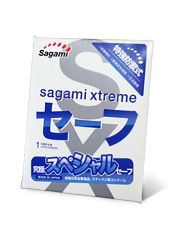 Презерватив Sagami Xtreme Ultrasafe с двойным количеством смазки - 1 шт. - Sagami - купить с доставкой в Первоуральске