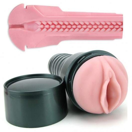 Мастурбатор-вагина Fleshlight - Vibro Pink Lady Touch с вибрацией - Fleshlight - в Первоуральске купить с доставкой