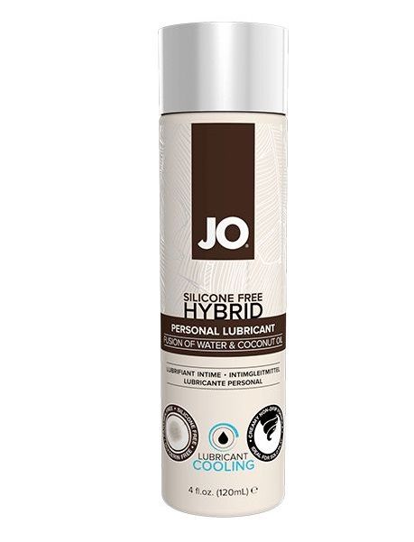 Водно-масляный лубрикант с охлаждающим эффектом JO Silicon free Hybrid Lubricant COOLING - 120 мл. - System JO - купить с доставкой в Первоуральске