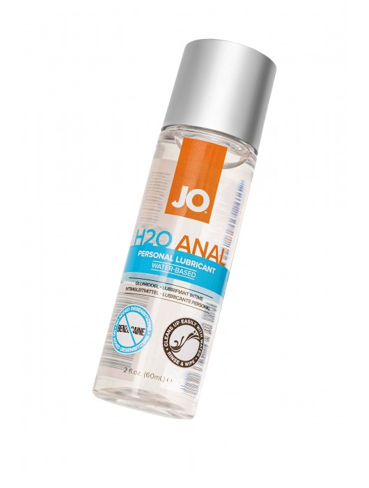 Анальный лубрикант на водной основе JO Anal H2O - 60 мл. - System JO - купить с доставкой в Первоуральске