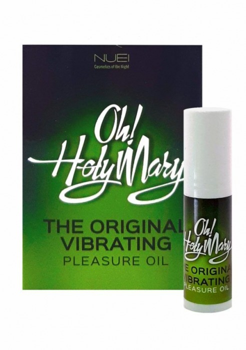 Масло унисекс с эффектом вибрации Oh! Holy Mary - 6 мл. - Nuei cosmetics - купить с доставкой в Первоуральске