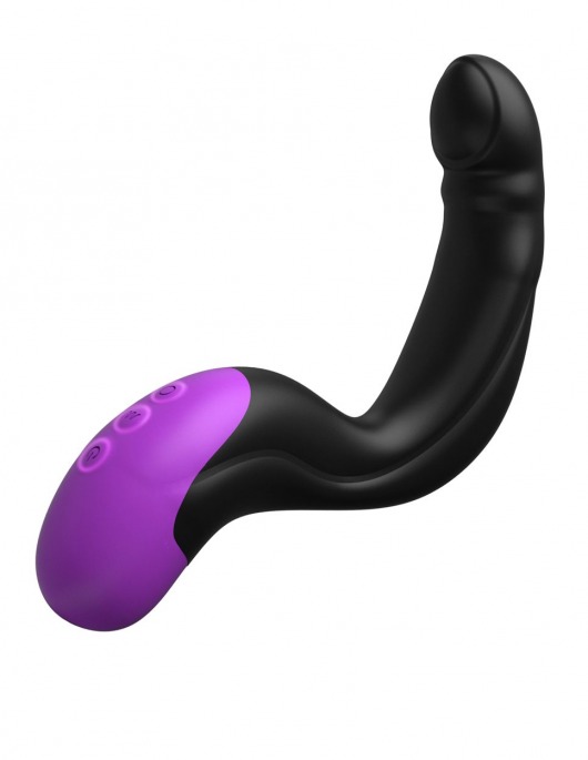 Черно-фиолетовый вибромассажёр простаты Hyper-Pulse P-Spot Massager - Pipedream - в Первоуральске купить с доставкой