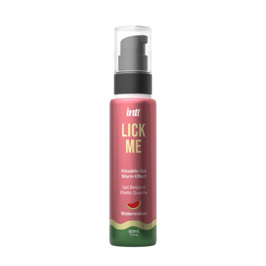Гель Lick Me с согревающим эффектом и ароматом арбуза - 50 мл. - INTT - купить с доставкой в Первоуральске