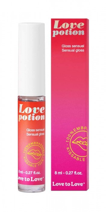 Возбуждающий блеск для губ Love Potion - 8 мл. - Love to Love - купить с доставкой в Первоуральске