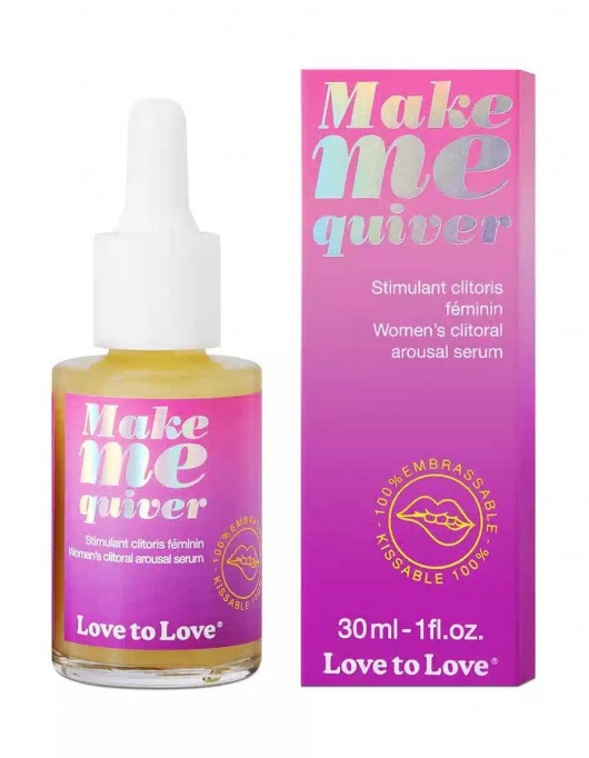 Возбуждающие капли для клитора Make Me Quiver - 30 мл. - Love to Love - купить с доставкой в Первоуральске