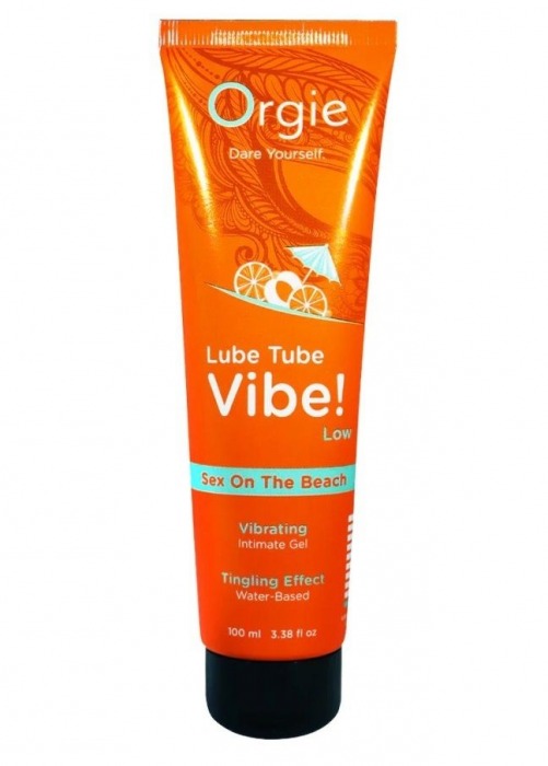 Гель с эффектом вибрации Lube Tube Vibe Low Sex On The Beach - 100 мл. - ORGIE - купить с доставкой в Первоуральске