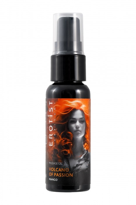 Гель с эффектом вибрации Volcano Of Passion со вкусом манго - 25 мл. - Erotist Lubricants - купить с доставкой в Первоуральске