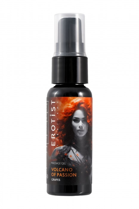 Гель с эффектом вибрации Volcano Of Passion со вкусом винограда - 25 мл. - Erotist Lubricants - купить с доставкой в Первоуральске