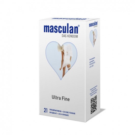 Особо тонкие презервативы Masculan Ultra Fine - 21 шт. - Masculan - купить с доставкой в Первоуральске