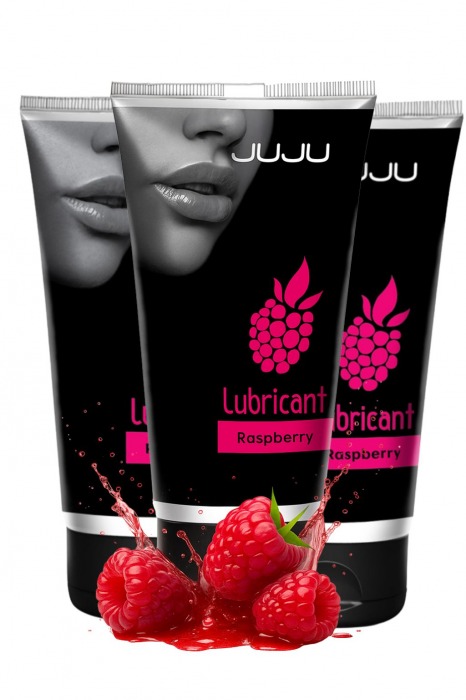 Набор из 3 съедобных лубрикантов JUJU со вкусом малины - JuJu - купить с доставкой в Первоуральске Набор из 3 съедобных лубрикантов JUJU со вкусом малины - JuJu - купить с доставкой в Первоуральске