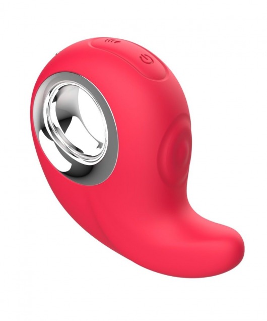 Красный клиторальный массажер с функцией постукивания - Secwell в Первоуральске Красный клиторальный массажер с функцией постукивания - Secwell