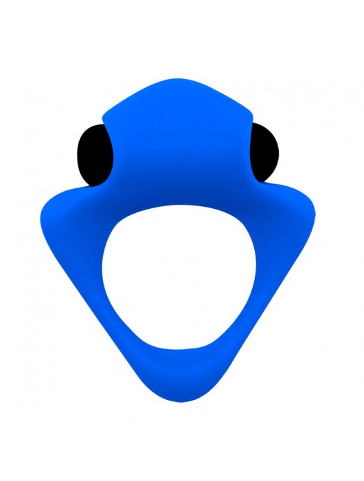 Синее эрекционное кольцо Wooomy Tribeс с вибрацией - Adrien Lastic - в Первоуральске купить с доставкой