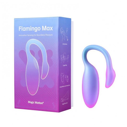 Голубой вибратор Flamingo Max - Magic Motion в Первоуральске Голубой вибратор Flamingo Max - Magic Motion