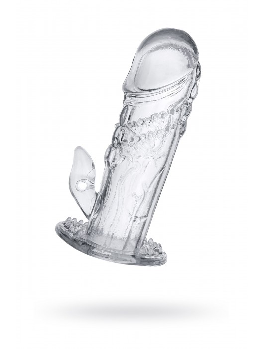 Прозрачная насадка на пенис Uco - 13 см. - A-toys - в Первоуральске купить с доставкой