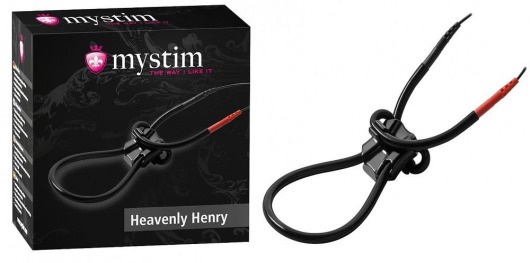 Эрекционное лассо для электростимуляции HEAVENLY HENRY - MyStim - купить с доставкой в Первоуральске