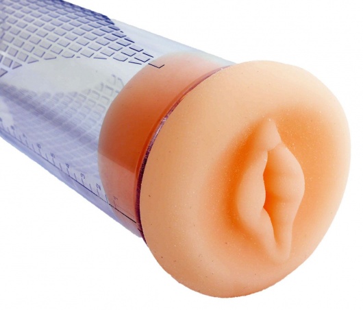 Телесный уплотнитель для вакуумной помпы в виде вагины - Boys of Toys - в Первоуральске купить с доставкой