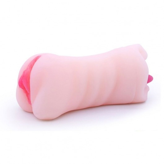 Телесный двусторонний мастурбатор - вагина и ротик - Boys of Toys - в Первоуральске купить с доставкой