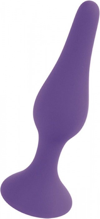 Фиолетовая анальная втулка Silcone Purple Plug Small - 10 см. - Boys of Toys в Первоуральске Фиолетовая анальная втулка Silcone Purple Plug Small - 10 см. - Boys of Toys
