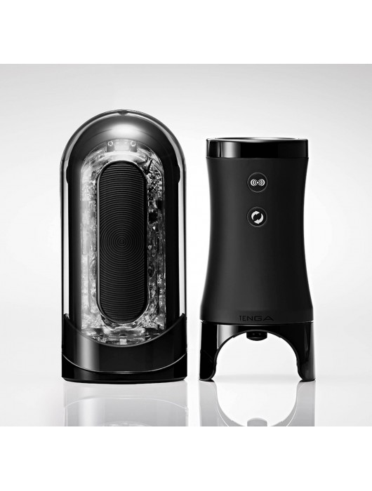 Набор Tenga Flip Zero Electronic Vibrotation: мастурбатор с вибрацией и устройство вращения - Tenga - в Первоуральске купить с доставкой