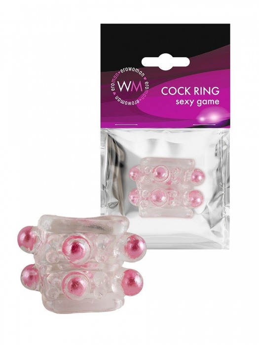 Прозрачная насадка на пенис с цветными шариками - Erowoman-Eroman - в Первоуральске купить с доставкой