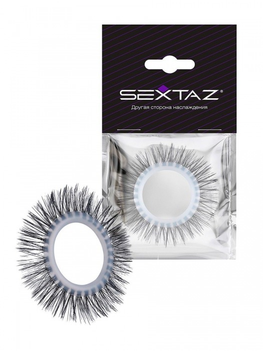 Круглое эрекционное кольцо с длинными «ресничками» - Sextaz - в Первоуральске купить с доставкой