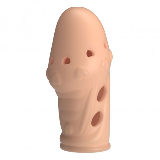 Телесная насадка на пенис Booker - 8 см. - Baile - в Первоуральске купить с доставкой