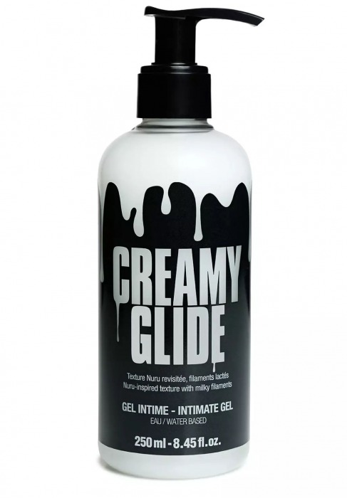 Лубрикант на водной основе Creamy Glide с консистенцией спермы - 250 мл. - Strap-on-me - купить с доставкой в Первоуральске