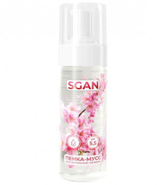 Пенка-мусс для интимной гигиены SGAN с пребиотиками - 150 мл. - SGAN - купить с доставкой в Первоуральске