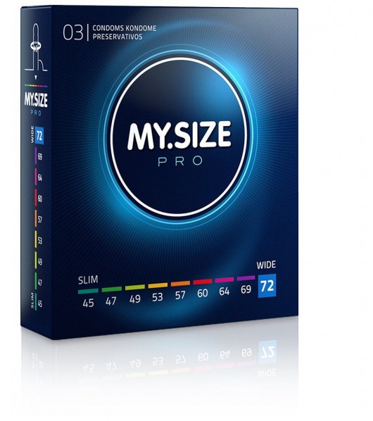 Презервативы MY.SIZE размер 72 - 3 шт. - My.Size - купить с доставкой в Первоуральске