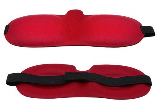 Красная глухая маска на резинке - Sitabella - купить с доставкой в Первоуральске