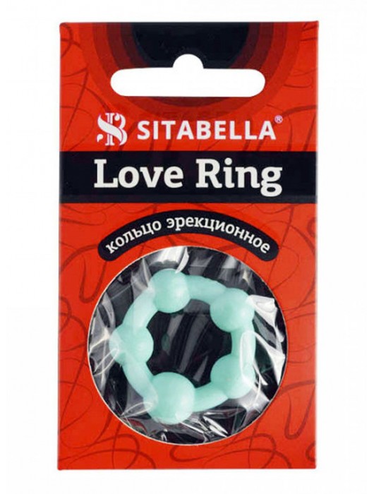 Цветное эрекционное кольцо с 5 бусинами Love Ring - Sitabella - в Первоуральске купить с доставкой