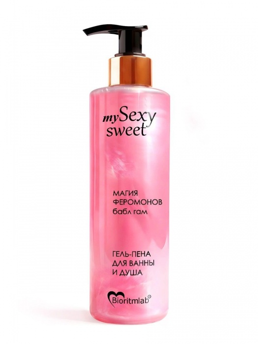 Гель-пена для ванны и душа Sexy Sweet с феромонами и ароматом бабл-гам - 200 мл. -  - Магазин феромонов в Первоуральске