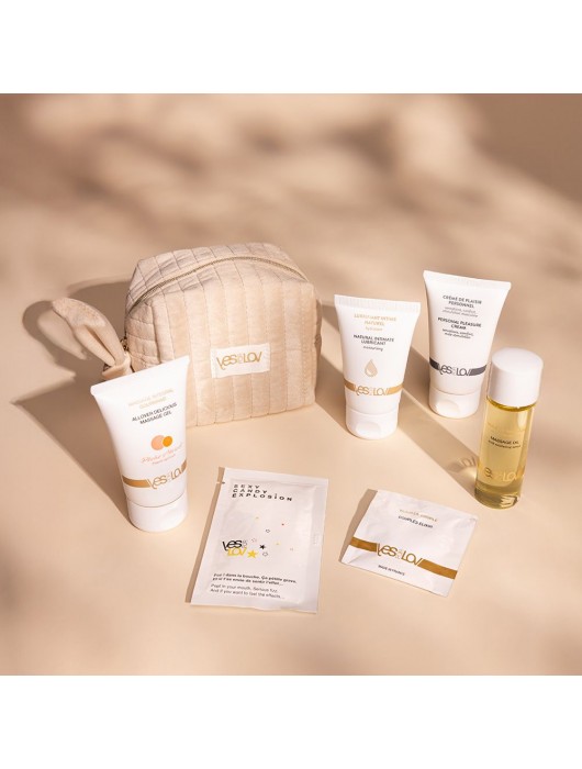 Набор YESforLOV La Trousse Enchantée в бежевой косметичке - YESforLOV - купить с доставкой в Первоуральске