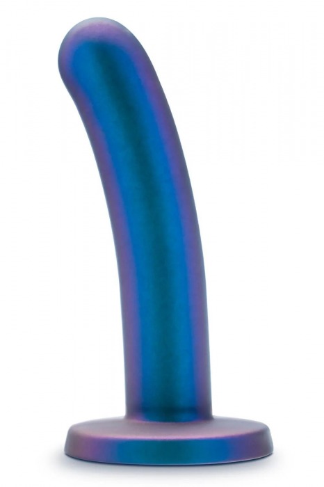 Синяя насадка с гладкой поверхностью Surrender 5.75 Inch Intermediate Pegging Dildo - 14,6 см. - Blush Novelties - купить с доставкой в Первоуральске