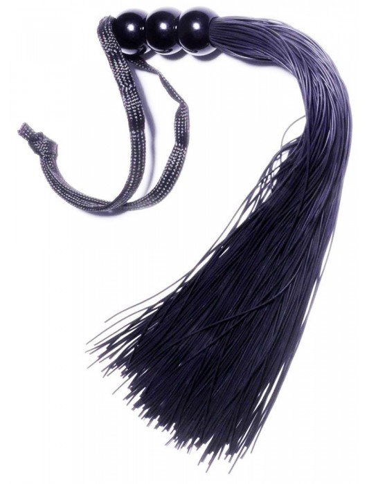 Черная силиконовая плетка - 25,4 см. - Boys of Toys - купить с доставкой в Первоуральске