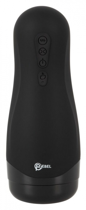 Черный вибромастурбатор с подогревом Masturbator with 3 Functions - Orion - в Первоуральске купить с доставкой