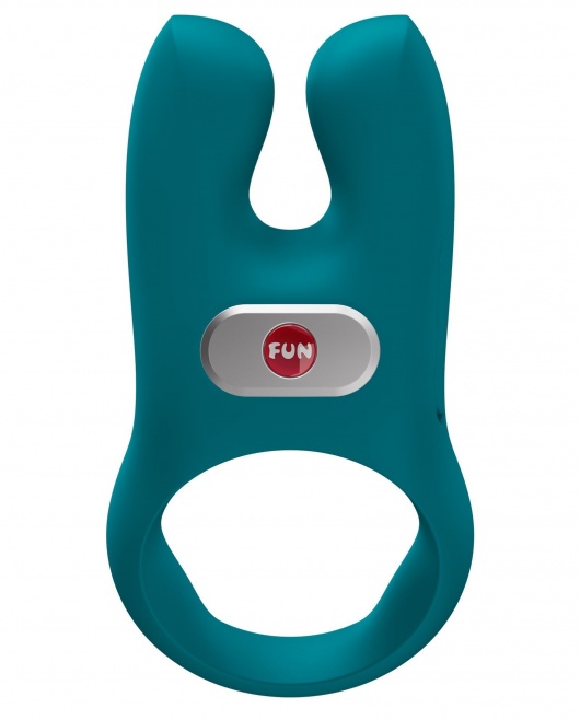 Зеленое эрекционное виброкольцо Nos - Fun Factory - в Первоуральске купить с доставкой