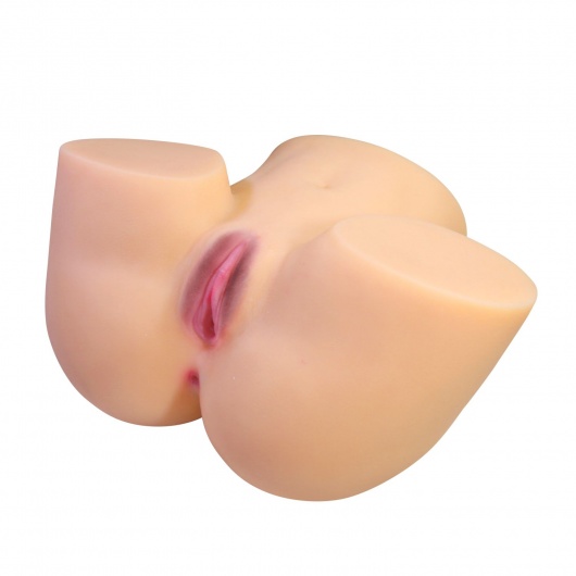 Телесный мастурбатор Liora с 2 любовными тоннелями - Baile - в Первоуральске купить с доставкой