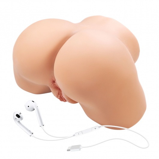 Телесный мастурбатор Olivia с 2 любовными отверстиями - Baile - в Первоуральске купить с доставкой