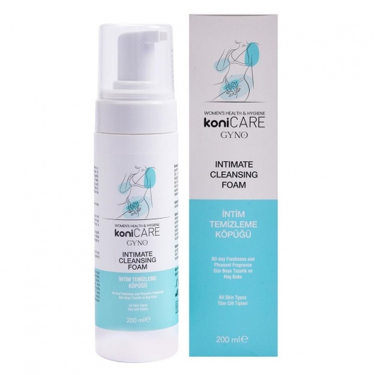 Пенка для интимной гигиены Konicare Gyno Intimate Cleasing Foam - 200 мл. - JoyDrops - купить с доставкой в Первоуральске