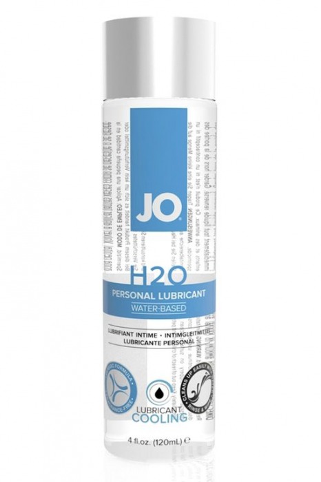 Охлаждающий лубрикант на водной основе JO Personal Lubricant H2O COOLING - 120 мл. - System JO - купить с доставкой в Первоуральске