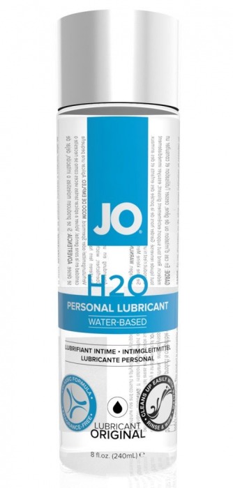 Нейтральный лубрикант на водной основе JO Personal Lubricant H2O - 240 мл. - System JO - купить с доставкой в Первоуральске