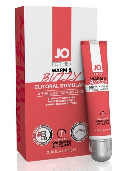 Клиторальный крем JO WARM   BUZZY CLITORAL GEL - 10 мл. - System JO - купить с доставкой в Первоуральске