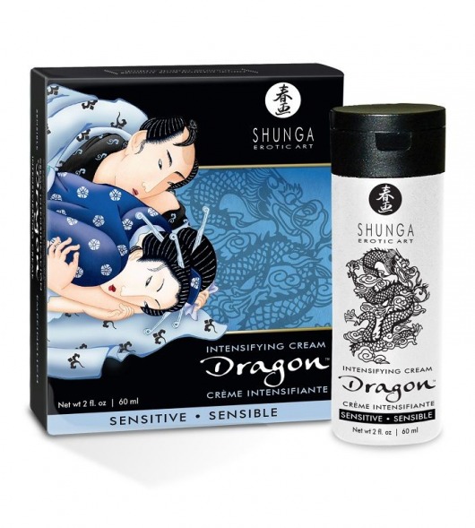 Интимный мужской крем SHUNGA DRAGON SENSITIVE - 60 мл. - Shunga - купить с доставкой в Первоуральске